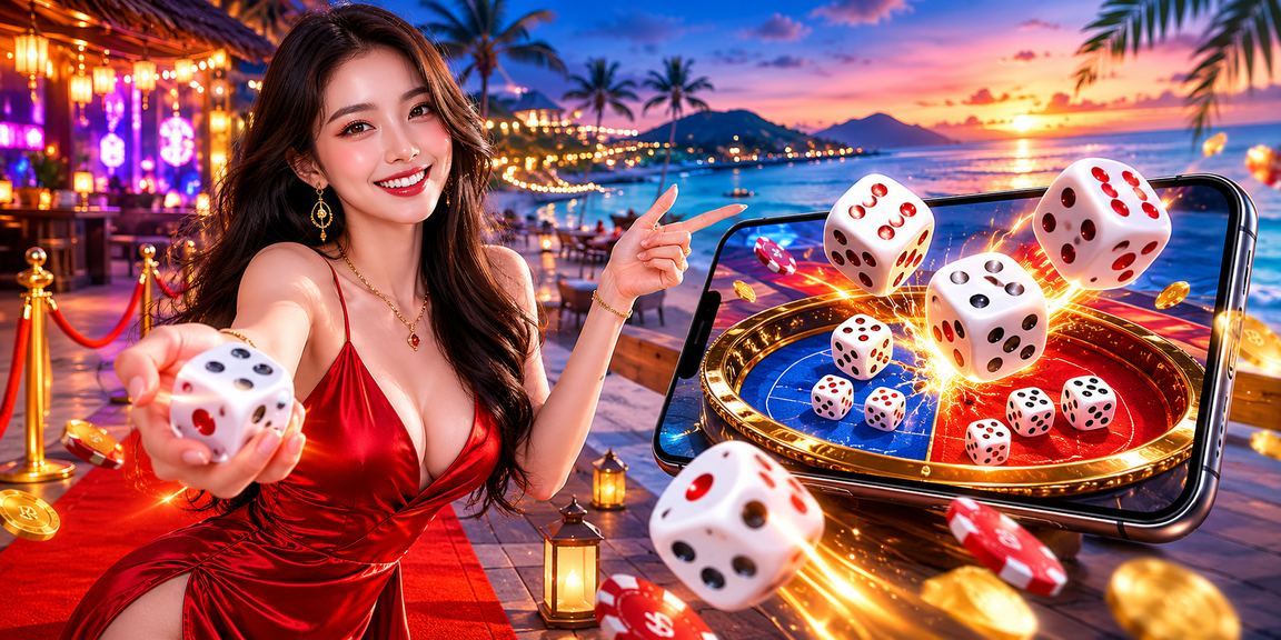 Du khách chơi Tài Xỉu trực tuyến trên bãi biển Phú Quốc bằng điện thoại